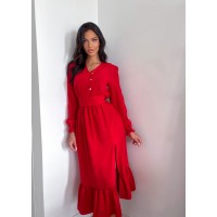 Платье Pione TiFi R062-3 красный 