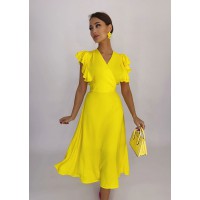 Платье Pump желтый