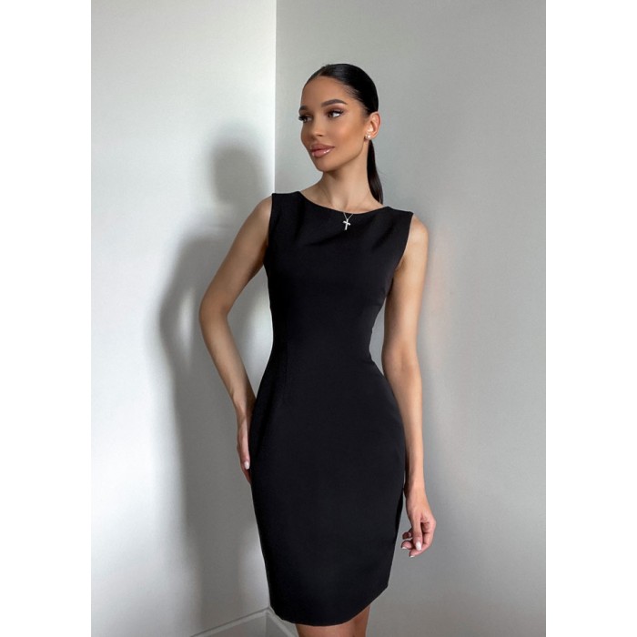 Платье-Футляр Meikon Чёрное TiFi M05-11 черный 